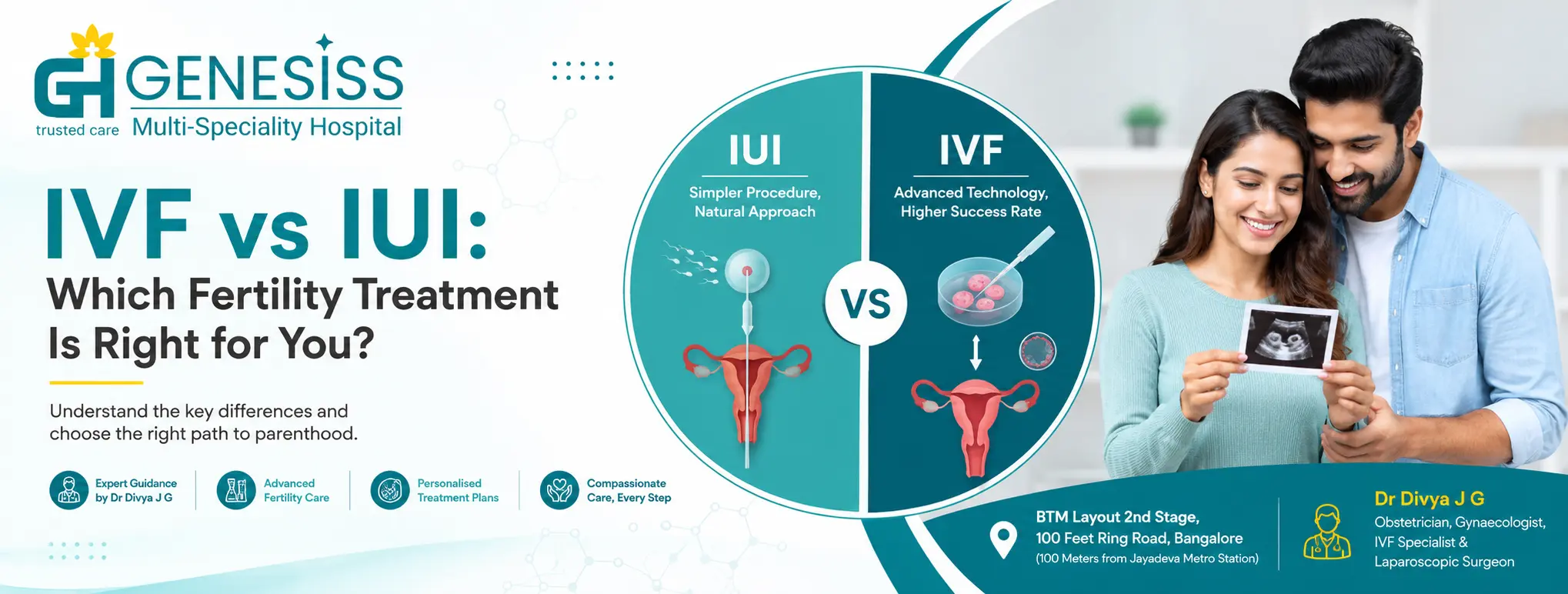 Photo of IVF vs IUI: Which Fertility Treatment is Right for You? at Genesiss Multi-Speciality Hospital
