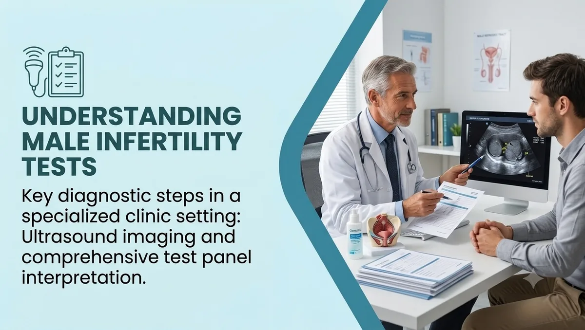 Blog post image for Male Infertility Tests: Hormone, Ultrasound, Genetic and Semen Tests | Bangalore